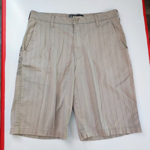 Billabong flat front casual; shorts light brown men's size 32 - Picture 1 of 13